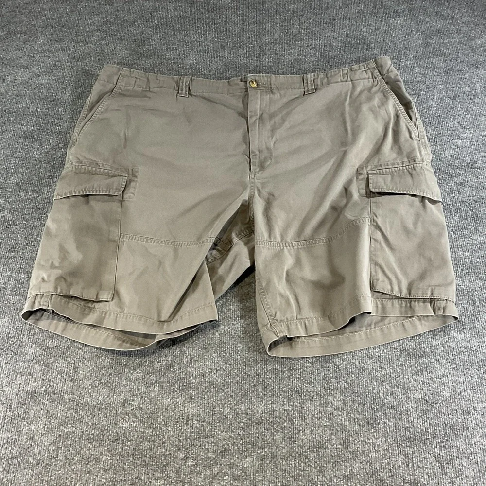 Polo Ralph Lauren Relaxed Fit Cargo Shorts Mens 48B Khaki Utility Military Big